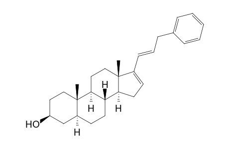 (E)-(3beta,5alpha)-17-(3'-Phenylprop-1'-en-1'yl)androst-16-en-3-ol