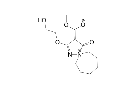 2-(2'-Hydroxyethoxy)-3-( methoxycarbonyl)-4-oxo-1-aza-5-azoniaspiro[4.6]undec-1-en-5-ium-3-yde