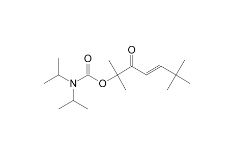(E)-1,1,5,5-TETRAMETHYL-2-OXO-3-HEXENYL-N,N-DIISOPROPYLCARBAMATE