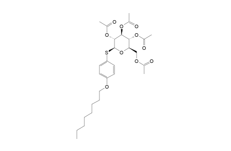 PARA-OCTYLOXYPHENYL-2,3,4,6-TETRA-O-ACETYL-1-THIO-BETA-D-GLUCOPYRANOSIDE