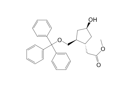 Methyl (1R,2S,4S)-4-hydroxy-2-[(trityloxy)methyl]cyclopentaneacetate