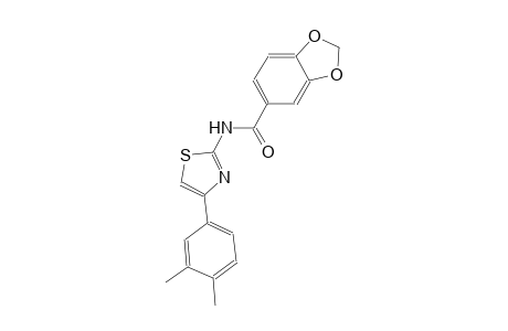 N-[4-(3,4-dimethylphenyl)-1,3-thiazol-2-yl]-1,3-benzodioxole-5-carboxamide