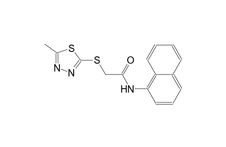 2-[(5-methyl-1,3,4-thiadiazol-2-yl)sulfanyl]-N-(1-naphthyl)acetamide