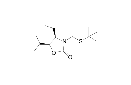 cis-3-tert-Butylthiomethyl-4-ethyl-5-isopropyl-2-oxazolidinone