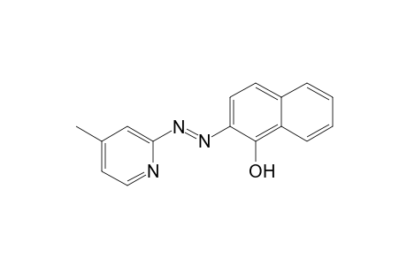 1-Naphthalenol, 2-[2-(4-methyl-2-pyridinyl)diazenyl]-