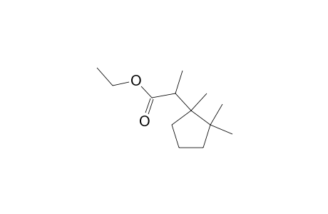 ethyl 2-(1,2,2-trimethylcyclopentyl)propanoate