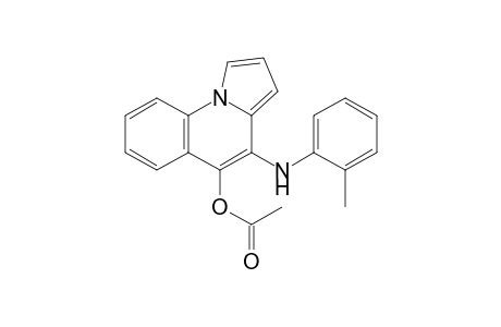 5-Acetoxy-4-(o-tolylamino)pyrrolo[1,2-a]quinoline