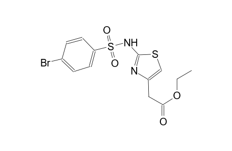 ethyl (2-{[(4-bromophenyl)sulfonyl]amino}-1,3-thiazol-4-yl)acetate