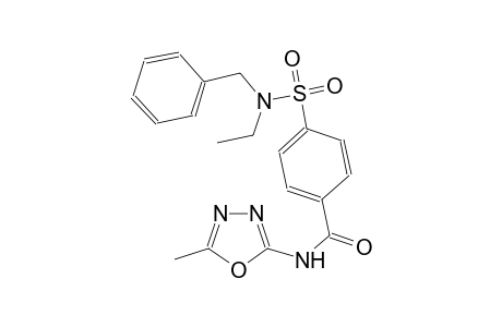 4-{[benzyl(ethyl)amino]sulfonyl}-N-(5-methyl-1,3,4-oxadiazol-2-yl)benzamide