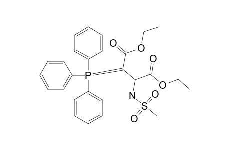 DIETHYL-2-(METHYLSULFONAMIDO)-3-(TRIPHENYLPHOSPHORANYLIDENE)-BUTANDIOATE;MAJOR-ISOMER