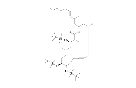 (3R,4R,6S,9S,10S,16R,18S)-4,9,10-tris((tert-butyldimethylsilyl)oxy)-3,6,16-trimethyl-18-((1E,3E)-2-methylnona-1,3-dien-1-yl)oxacyclooctadec-13-yn-2-one