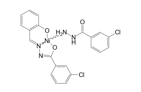 m-chloro-alpha-(salicylideneazino)benzyl alcohol, nickel derivative, cmpd with m-chlorobenzoic acid, hydrazide
