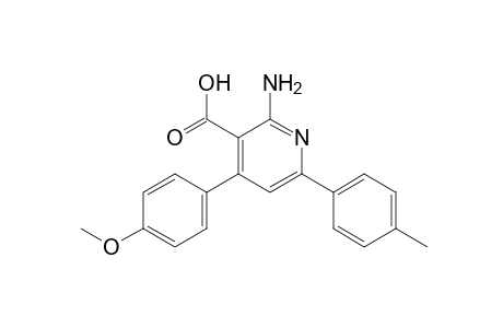2-amino-4-(p-methoxyphenyl)-6-p-tolylnicotinic acid
