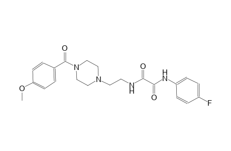 ethanediamide, N~1~-(4-fluorophenyl)-N~2~-[2-[4-(4-methoxybenzoyl)-1-piperazinyl]ethyl]-