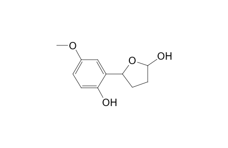 5-(2'-hydroxy-5'-methoxyphenyl)tetrahydrofuran-2-ol