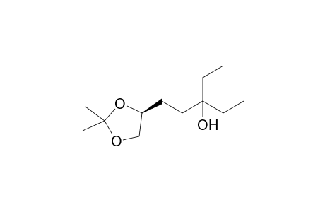 1-[(4S)-2,2-dimethyl-1,3-dioxolan-4-yl]-3-ethyl-3-pentanol