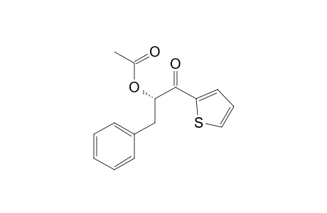 (S)-1-(2-Thienyl)-2-acetoxy-3-phenyl-1-propanone