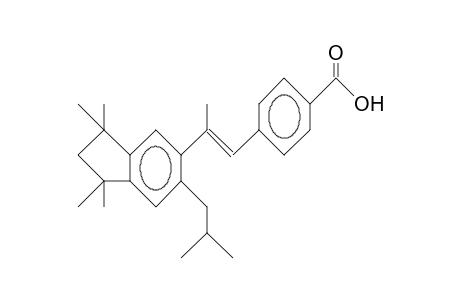 1-(4-Carboxy-phenyl)-trans-2-(1,1,3,3-tetramethyl-6-isobutyl-indan-5-yl)-propene