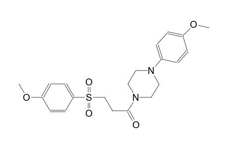 piperazine, 1-(4-methoxyphenyl)-4-[3-[(4-methoxyphenyl)sulfonyl]-1-oxopropyl]-
