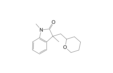 1,3-Dimethyl-3-((tetrahydro-2H-pyran-2-yl)methyl)indolin-2-one