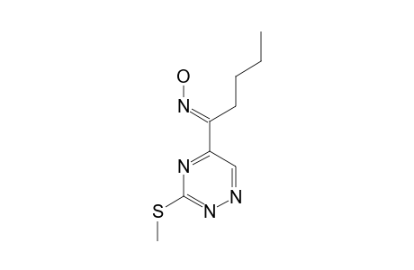 (E)-1-(3-METHYLTHIO-1,2,4-TRIAZIN-5-YL)-PENTANONOXIME