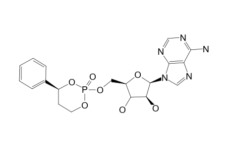 CIS-5'-O-[4-(S)-PHENYL-2-OXO-1,3,2-DIOXAPHOSPHORINAN-2-YL]-ADENINE-9-BETA-D-ARABINOFURANOSIDE