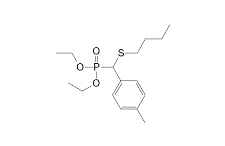 Diethyl 1-(p-tolyl)-1-buylthiomethylphosphonate