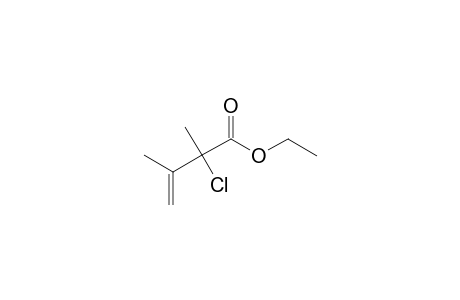 2-chloro-2,3-dimethyl-but-3-enoic acid ethyl ester