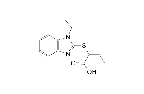 butanoic acid, 2-[(1-ethyl-1H-benzimidazol-2-yl)thio]-
