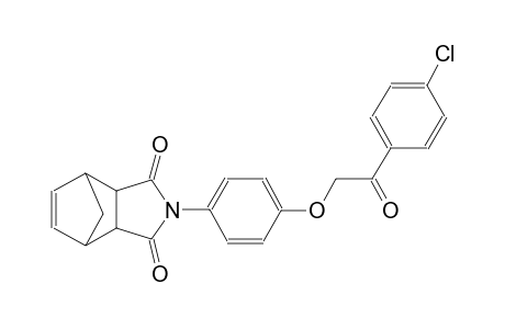 2-(4-(2-(4-chlorophenyl)-2-oxoethoxy)phenyl)-3a,4,7,7a-tetrahydro-1H-4,7-methanoisoindole-1,3(2H)-dione