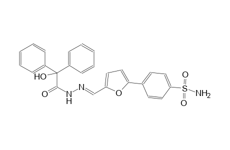 4-[5-((E)-{[hydroxy(diphenyl)acetyl]hydrazono}methyl)-2-furyl]benzenesulfonamide
