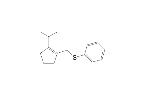(2-isopropylcyclopenten-1-yl)methylsulfanylbenzene
