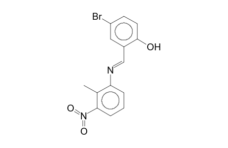 N-(2-hydroxy-5-bromobenzylidene)-2-methyl-3-nitroaniline