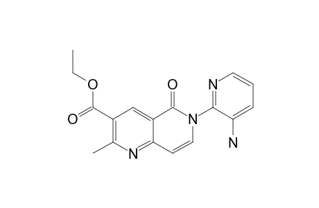 ETHYL-6-(3-AMINO-2-PYRIDINYL)-2-METHYL-5-OXO-5,6-DIHYDRO-1,6-NAPHTHYRIDINE-3-CARBOXYLATE