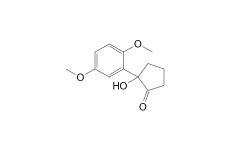 2-Hydroxy-2-(2,5-dimethoxyphenyl)cyclopentanone