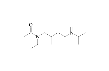 N-ethyl-N-[2-methyl-4-(propan-2-ylamino)butyl]acetamide