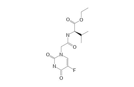 (R)-ETHYL-2-[2-(5-FLUORO-2,4-DIOXO-3,4-DIHYDROPYRIMIDIN-1(2H)-YL)-ACETAMIDO]-3-METHYLBUTANOATE
