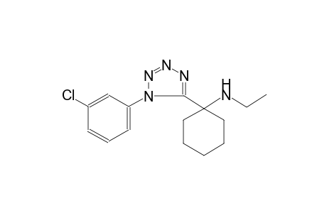 1-[1-(3-chlorophenyl)-1H-tetraazol-5-yl]-N-ethylcyclohexanamine