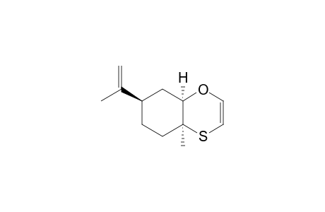 (4aS,7R,8aR)-4a-methyl-7-(1-methylethenyl)-6,7,8,8a-tetrahydro-5H-1,4-benzoxathiin
