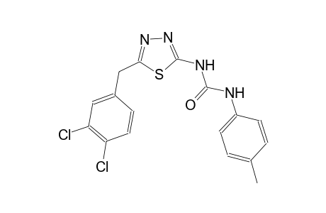 N-[5-(3,4-dichlorobenzyl)-1,3,4-thiadiazol-2-yl]-N'-(4-methylphenyl)urea