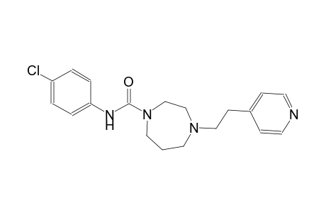 1H-1,4-diazepine-1-carboxamide, N-(4-chlorophenyl)hexahydro-4-[2-(4-pyridinyl)ethyl]-