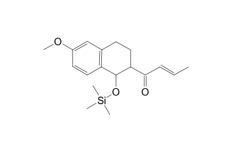 1-(1'-((Trimethylsilyl)oxy)-6'-methoxy-1',2',3',4'-tetrahydronaphthalenyl)-2-buten-1-one