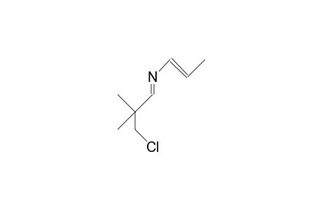 (E)-N-(3-Chloro-2,2-dimethyl-1-propylidene)-1-propenylamine