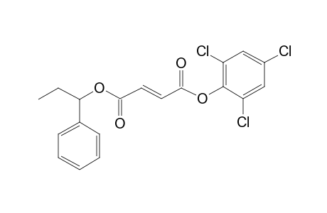 Fumaric acid, 1-phenylprop-1-yl 2,4,6-trichlorophenyl ester