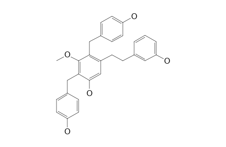 BULBOCODIN-C;2,4-BIS-(PARA-HYDROXYBENZYL)-3',5-DIHYDROXY-3-METHOXYBIBENZYL