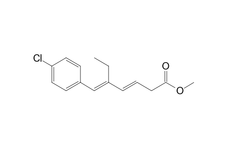 (3E,5E)-6-(4-chlorophenyl)-5-ethyl-hexa-3,5-dienoic acid methyl ester