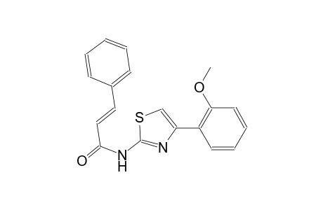 2-propenamide, N-[4-(2-methoxyphenyl)-2-thiazolyl]-3-phenyl-, (2E)-