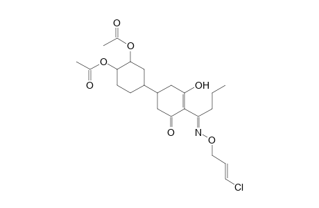 2-Cyclohexen-1-one, 5-[3,4-bis(acetyloxy)cyclohexyl]-2-[1-[[(3-chloro-2-propenyl)oxy]imino]butyl]-3-hydroxy-