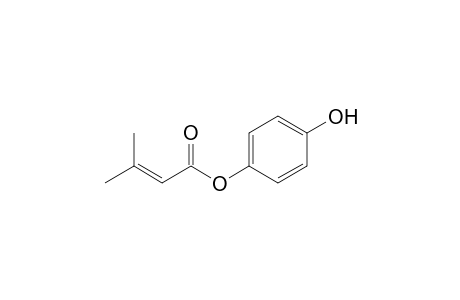 (4-Hydroxyphenyl) 3-methylbut-2-enoate