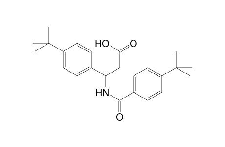 3-(4-tert-butylphenyl)-3-[(4-tert-butylphenyl)carbonylamino]propanoic acid